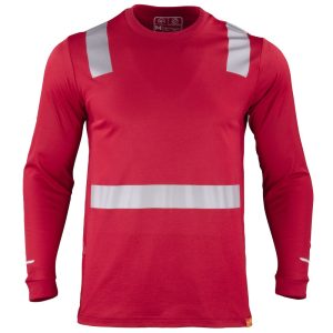 Polera Dryf Fil C/Reflectiva M/Larga 60%Algo 40%