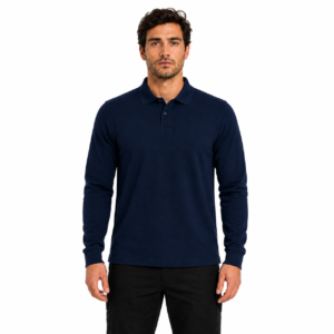 Polera Pique Premium Manga Larga